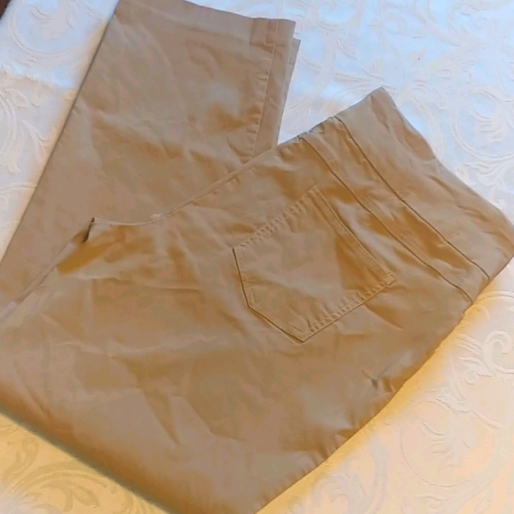 Ruby Rd. Pull On Stretch Tech Elastic Casual Pants - image 3